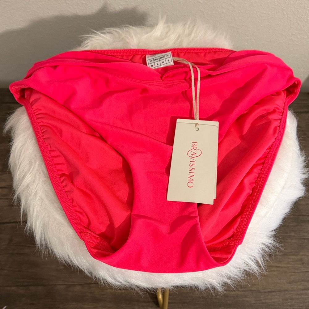 Bravissimo Barbados Twist Brief Flattering Fit Neon Red — image 3 of 8